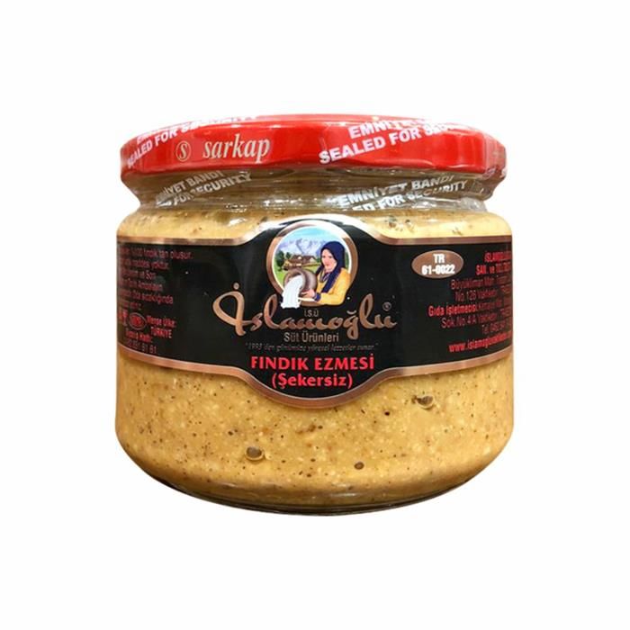 İSLAMOĞLU ŞEKERSİZ PARÇACIKLI FINDIK EZMESİ - 300 gr