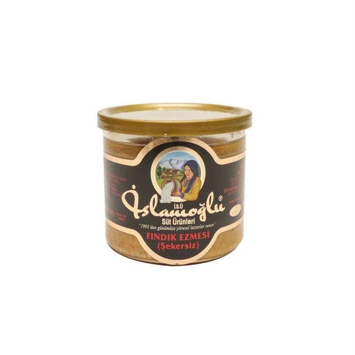 İSLAMOĞLU ŞEKERSİZ PARÇACIKLI FINDIK EZMESİ - 180 gr