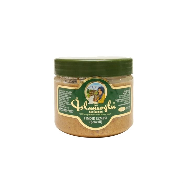 İSLAMOĞLU PARÇACIKLI FINDIK EZMESİ  ŞEKERLİ- 500 gr